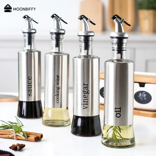 Stainless Steel Oil Bottle No-drip