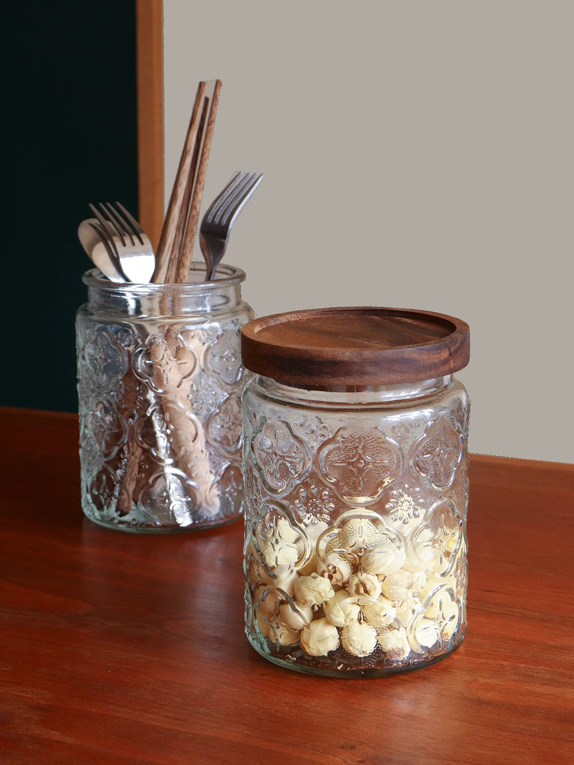 Glass Jar Nordic Style Storage Jars and Lids