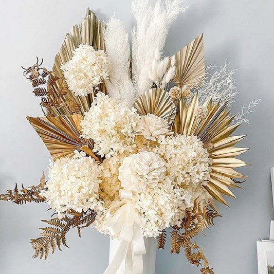 Natural Floral Dried Pampas Grass Preserved Flowers Bouquet